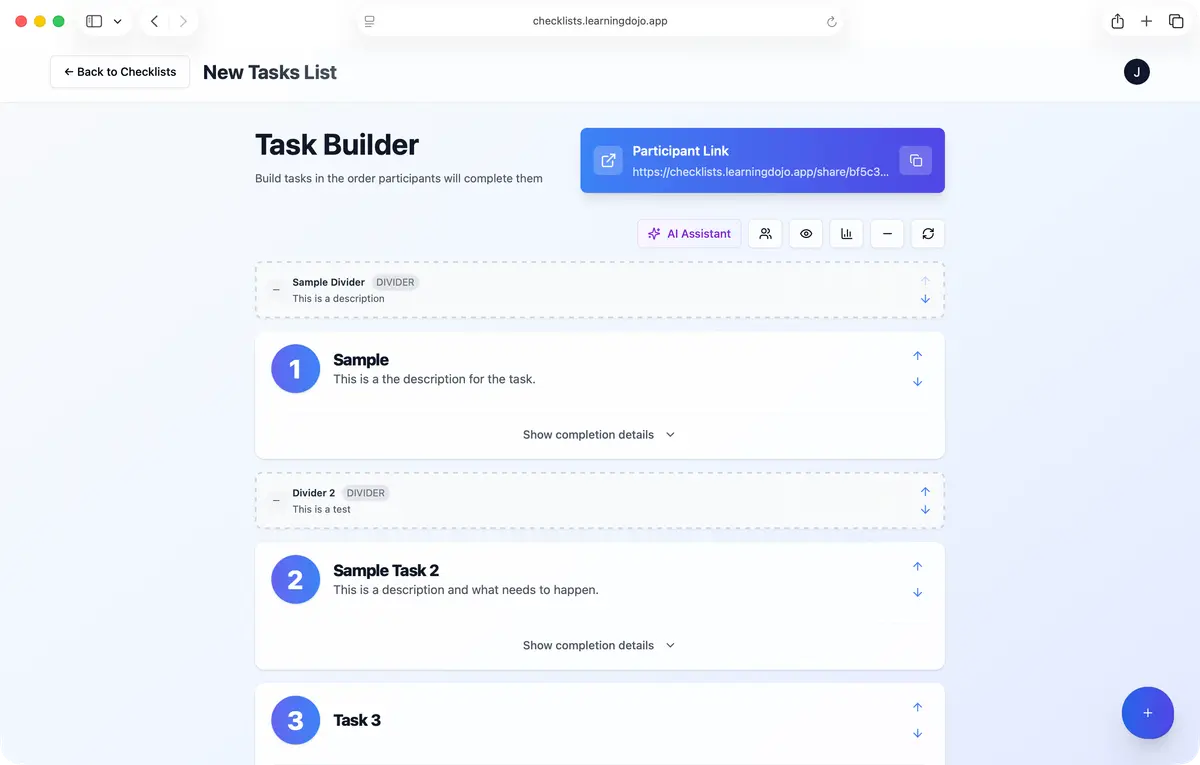 User Progress Tracking