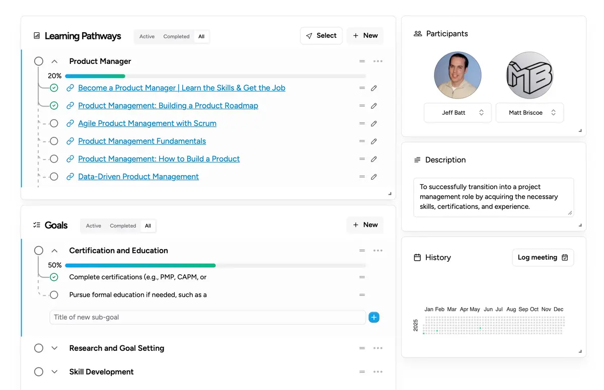 Custom Learning Plans